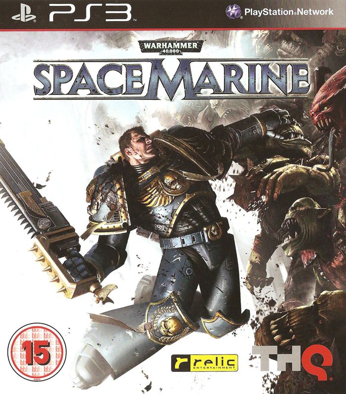 Warhammer 40,000: Space Marine box art for Playstation 3
